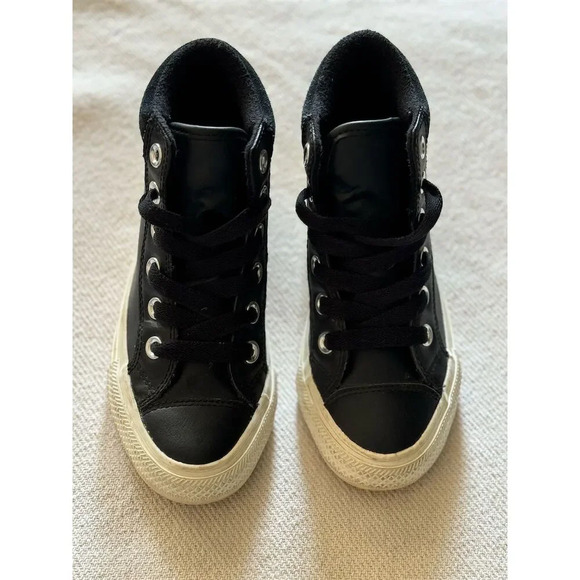 Converse Chuck Taylor All Star PC Boot Hi Junior Black/Caramel Size 13 - Picture 2 of 11